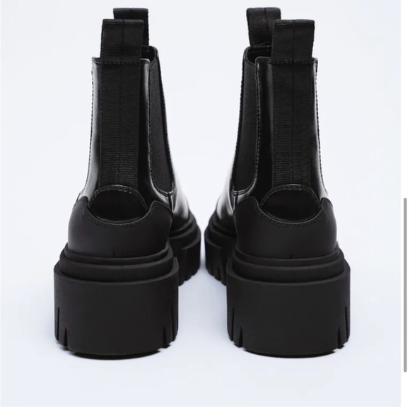 Zara Lug Sole Ankle Boots (EU 37/ US 6.5) - Picture 5 of 13